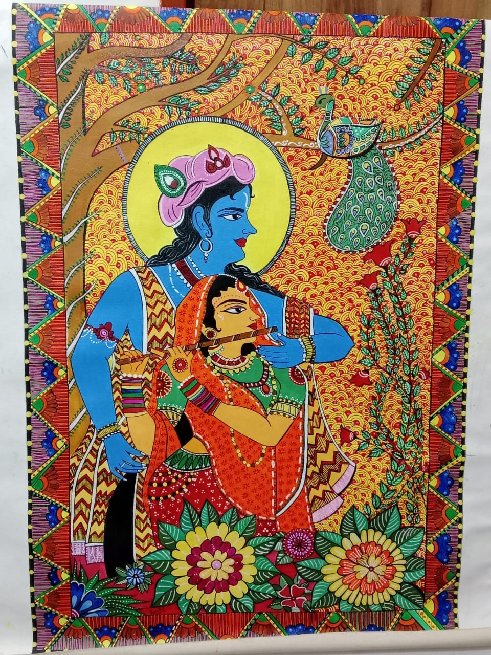 Madhubani piece 2 — replace title