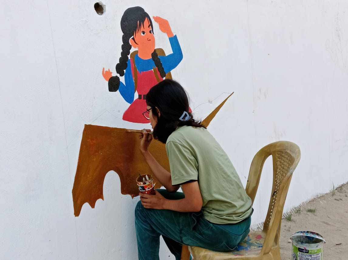 Mural piece 2 — replace title