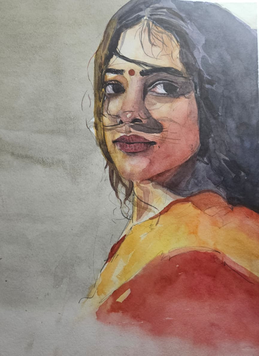 Portrait piece 1 — replace title