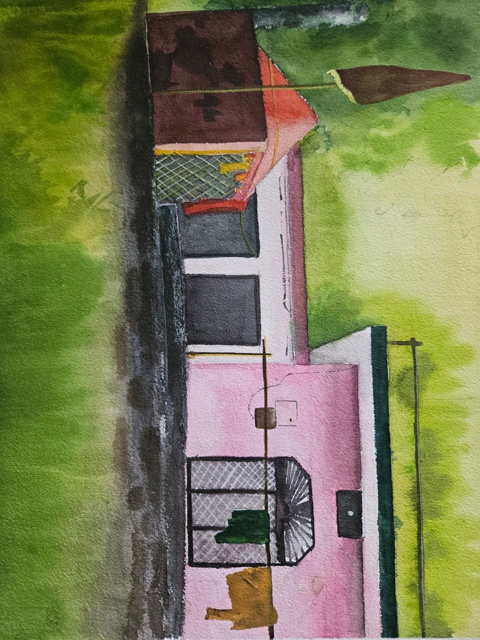 Watercolour piece 1 — replace title