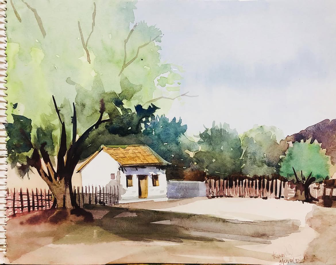 Watercolour piece 1 — replace title